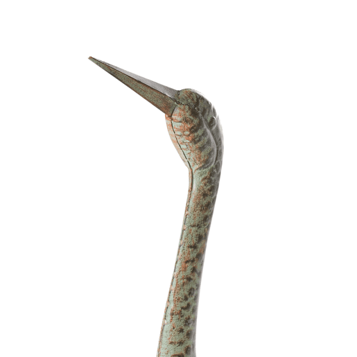 Figura decorativa de jardim BOFFA Garça Castanho