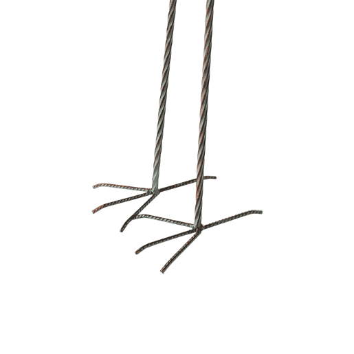 Figura decorativa de jardim BEYLA Garça Castanho