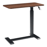 Mesa para computador portátil regulável em altura Klirg 66-92x68x36 cm aspeto nogueirapreto en.casa