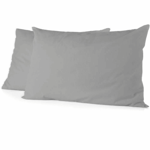 Capa de almofada HOME LINGE PASSION Cinzento 50 x 70 cm (2 Unidades)