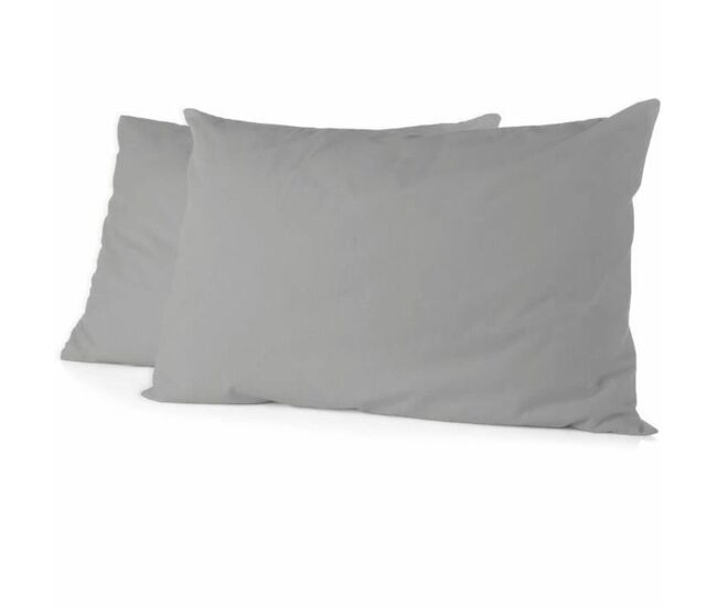 Funda de almohada home linge passion gris 50 x 70 cm (2 unidades)