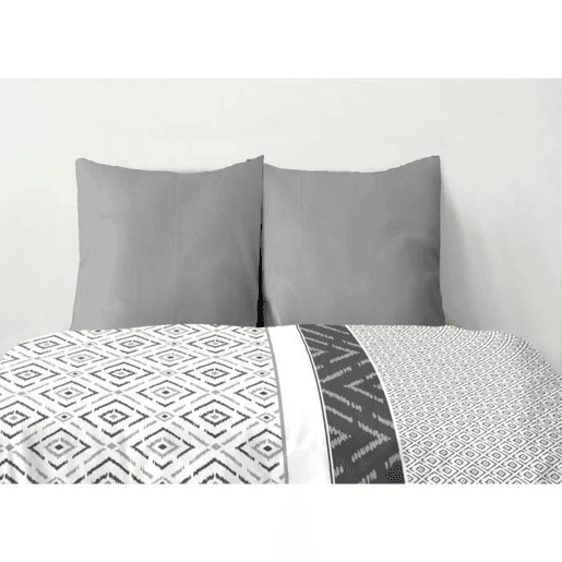 Capa de almofada HOME LINGE PASSION Cinzento 50 x 70 cm (2 Unidades)