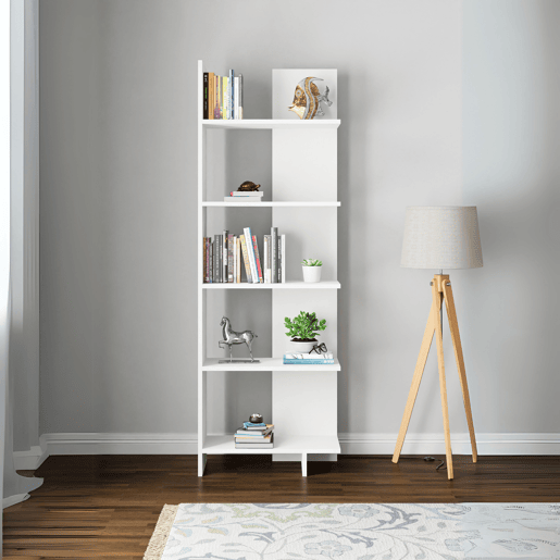 Estante Vireftere 176x62x29 cm Branco en.casa
