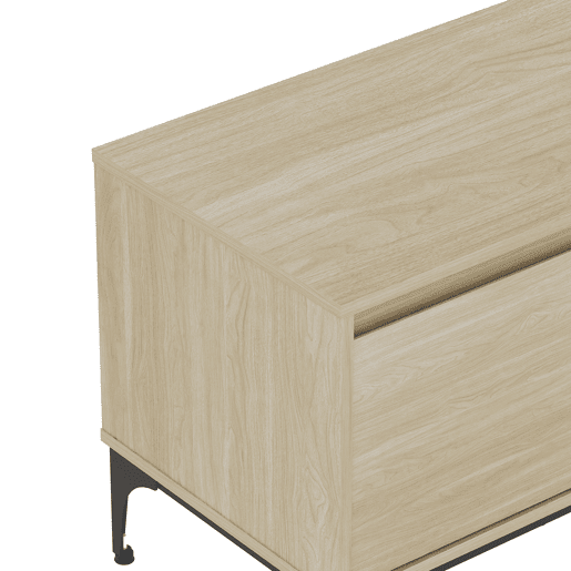 Armário para TV Kistiandi 140x40x50 cm aspeto carvalho, claro en.casa