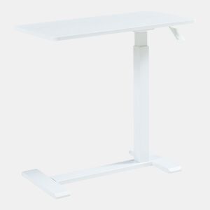 Mesa para computador portátil regulável em altura Klirg 66-92x68x36 cm Branco en.casa