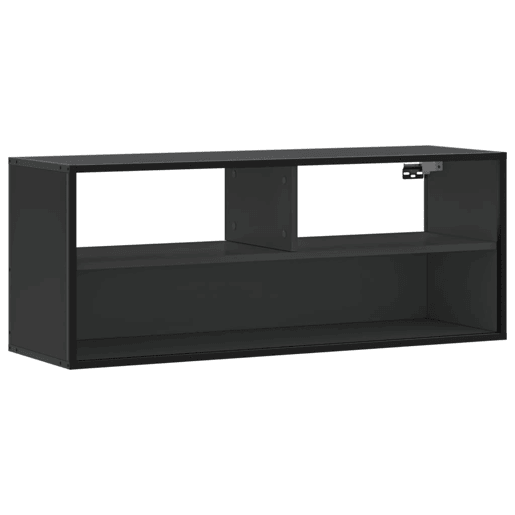 Móvel para TV - Móvel de TV - Armário de TV 100x31x39,5 cm derivados de madeirametal preto