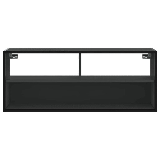 Móvel para TV - Móvel de TV - Armário de TV 100x31x39,5 cm derivados de madeirametal preto