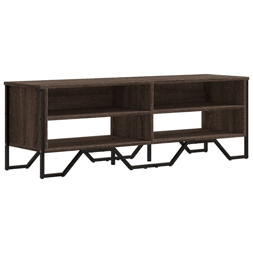 Móvel de TV - Modulo de TV - Armário de TV 122x34x41 cm derivados de madeira carvalho castanho