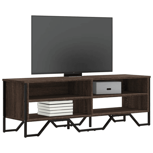 Móvel de TV - Modulo de TV - Armário de TV 122x34x41 cm derivados de madeira carvalho castanho