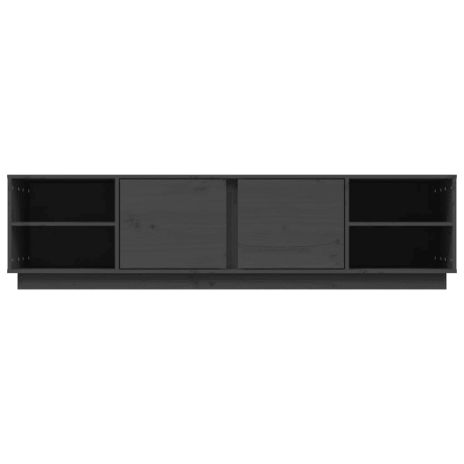 Móvel de TV - Modulo de TV - Armário de TV 156x40x40 cm madeira de pinho maciça cinzento