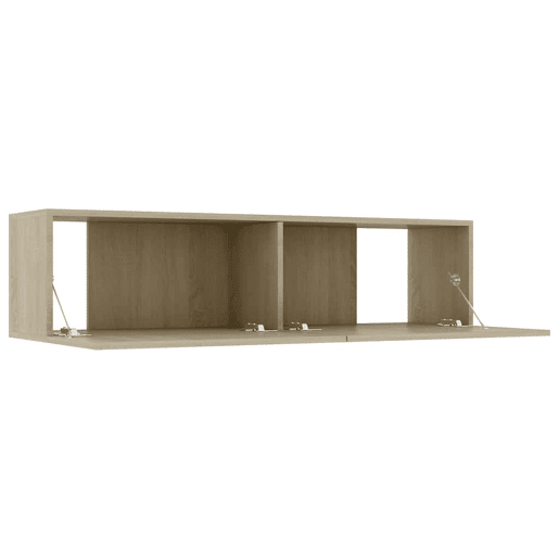 Móvel de TV - Modulo de TV - Armário de TV 120x30x30 cm derivados de madeira carvalho sonoma