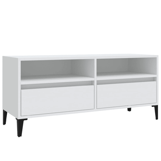 Móvel de TV - Modulo de TV - Armário de TV 100x34,5x44,5 cm derivados de madeira branco