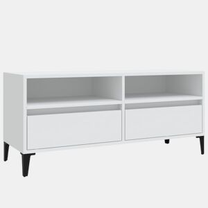 Móvel de TV - Modulo de TV - Armário de TV 100x34,5x44,5 cm derivados de madeira branco
