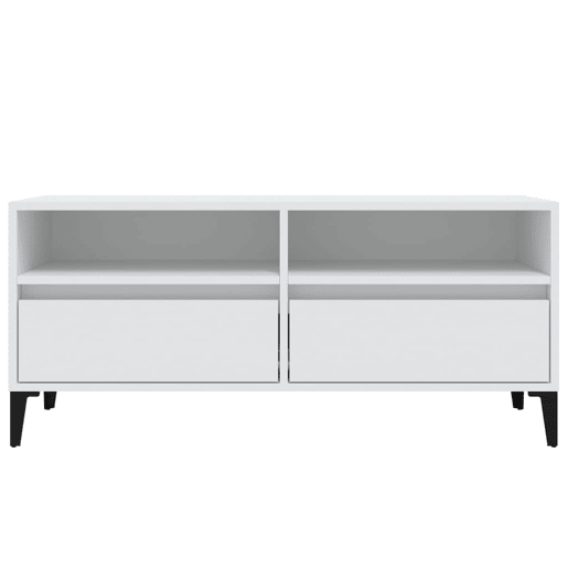 Móvel de TV - Modulo de TV - Armário de TV 100x34,5x44,5 cm derivados de madeira branco