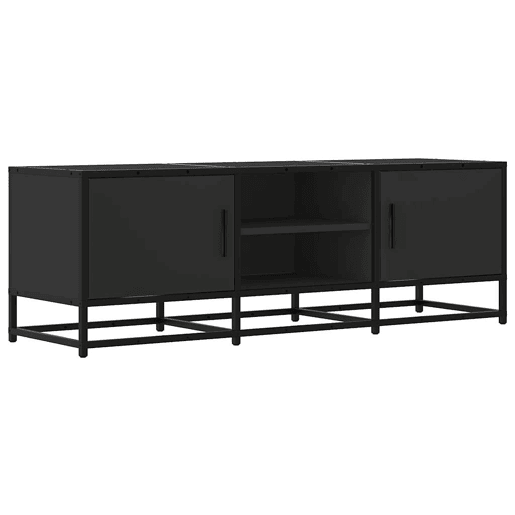 Móvel para TV - Móvel de TV - Armário de TV 120x35x41 cm derivados de madeirametal preto