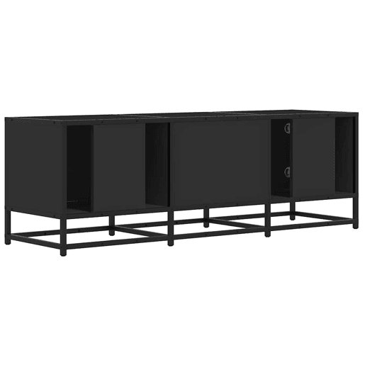 Móvel para TV - Móvel de TV - Armário de TV 120x35x41 cm derivados de madeirametal preto