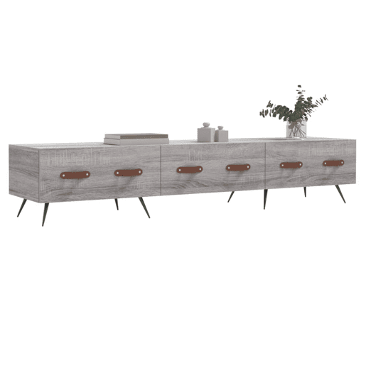Móvel de TV - Modulo de TV - Armário de TV 150x36x30 cm derivados de madeira cinzento sonoma