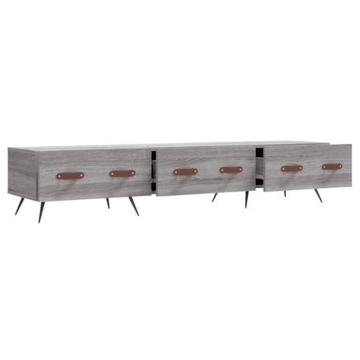 Móvel de TV - Modulo de TV - Armário de TV 150x36x30 cm derivados de madeira cinzento sonoma