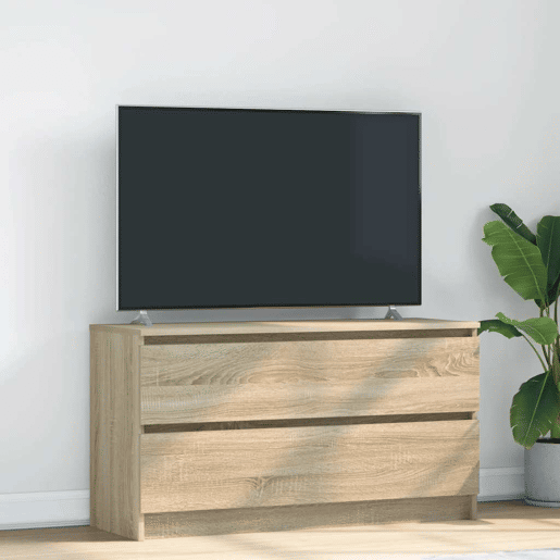 Móvel p TV, Armário de TV 100x35x54 cm madeira processada carvalho sonoma