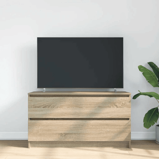 Móvel p TV, Armário de TV 100x35x54 cm madeira processada carvalho sonoma