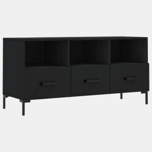 Móvel de TV - Modulo de TV - Armário de TV 102x36x50 cm derivados de madeira preto