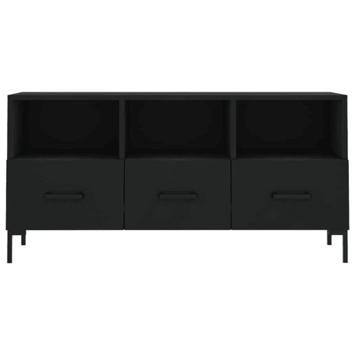 Móvel de TV - Modulo de TV - Armário de TV 102x36x50 cm derivados de madeira preto