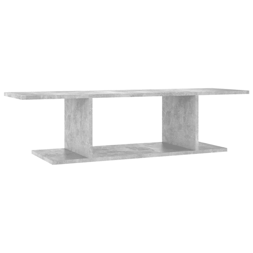 Móvel de TV - Modulo de TV - Armário de TV para parede 103x30x26,5 cm cinzento cimento