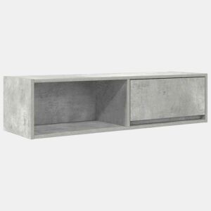 Móvel de TV - Modulo de TV - Armário de TV 100x31x25,5 cm derivados de madeira cinza cimento