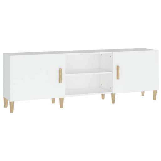 Móvel para TV - Móvel de TV - Armário de TV 150x30x50 cm madeira processada branco