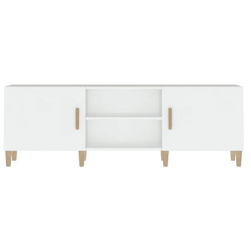 Móvel para TV - Móvel de TV - Armário de TV 150x30x50 cm madeira processada branco