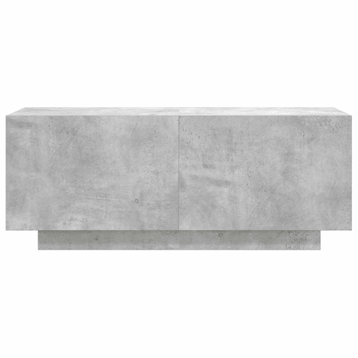 Móvel p TV, Armário de TV 100x35x40cm madeira processada cinzento cimento