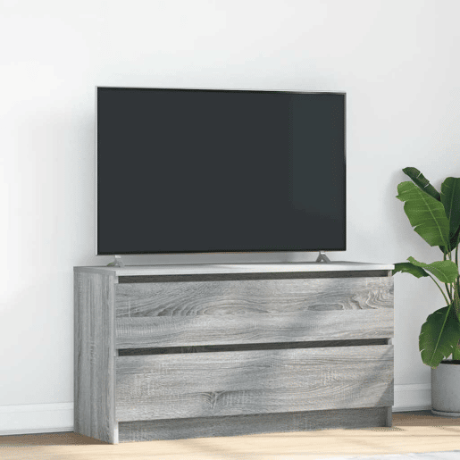 Móvel de TV - Modulo de TV - Armário de TV 100x35x54 cm derivados de madeira cinzento sonoma