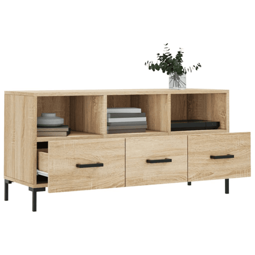 Móvel de TV - Modulo de TV - Armário de TV 102x36x50 cm derivados de madeira carvalho sonoma