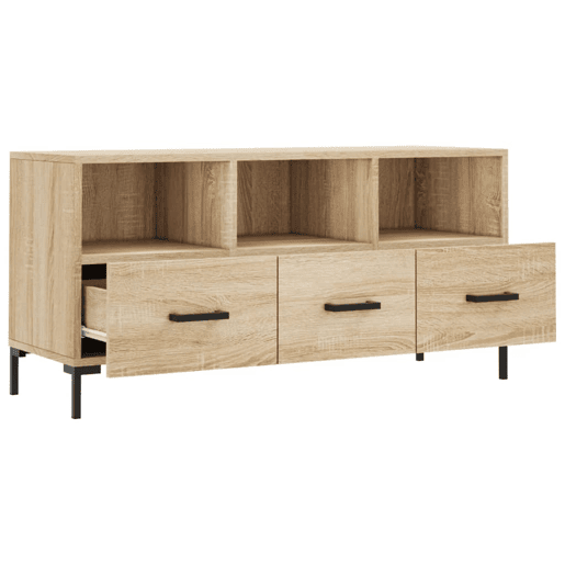 Móvel de TV - Modulo de TV - Armário de TV 102x36x50 cm derivados de madeira carvalho sonoma