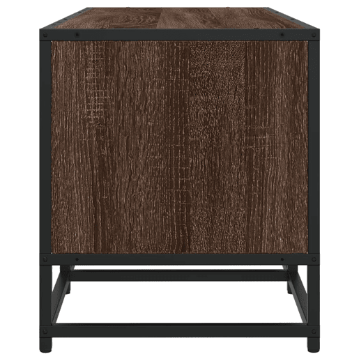 Móvel TV - Modulo de TV - Armário de TV 100x35x41cm derivados madeirametal carvalho castanho