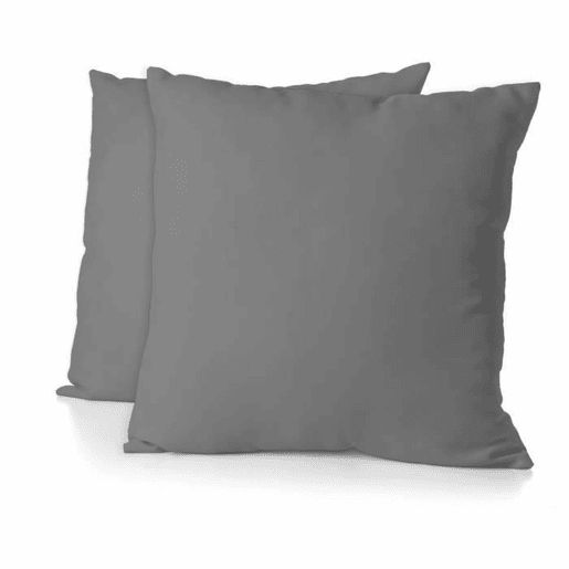 Capa de almofada HOME LINGE PASSION Cinzento 63 x 63 cm (2 Unidades)