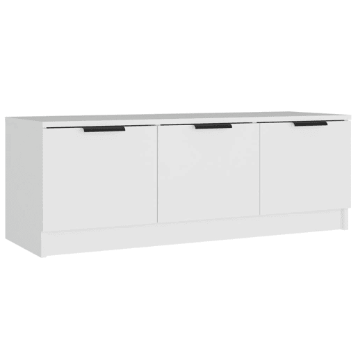 Móvel para TV - Móvel de TV - Armário de TV 102x35x36,5 cm derivados de madeira branco