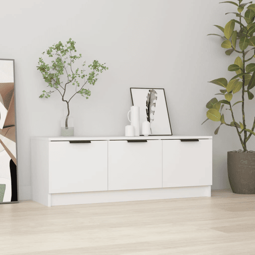 Móvel para TV - Móvel de TV - Armário de TV 102x35x36,5 cm derivados de madeira branco