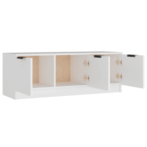 Móvel para TV - Móvel de TV - Armário de TV 102x35x36,5 cm derivados de madeira branco