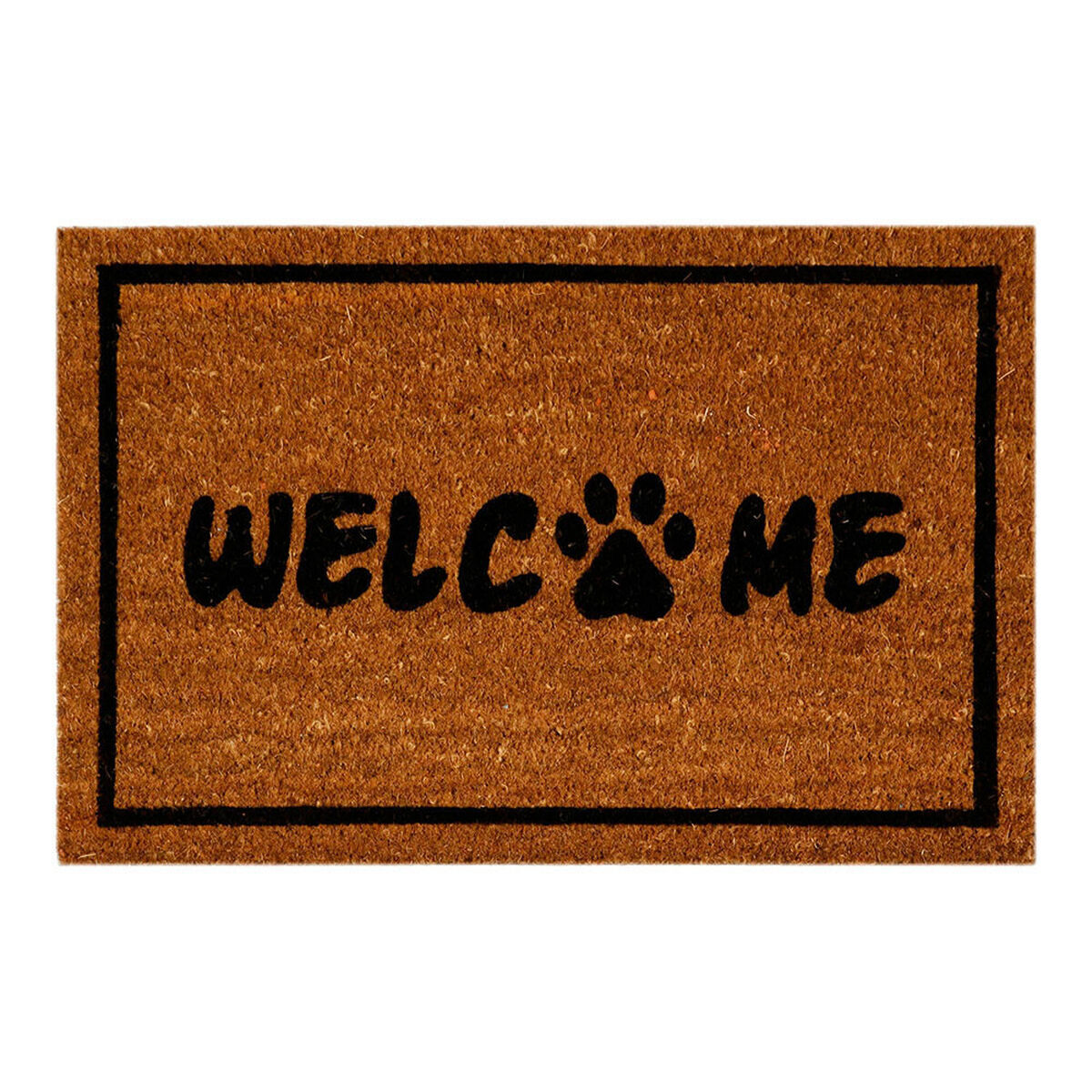 Felpudo edm 74767 marrón negro castaño claro marrón intenso 2/8-negro azulado 60 x 40 cm rectangular