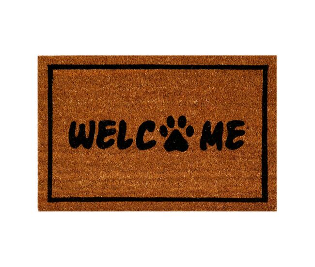 Felpudo edm 74767 marrón negro castaño claro marrón intenso 2/8-negro azulado 60 x 40 cm rectangular