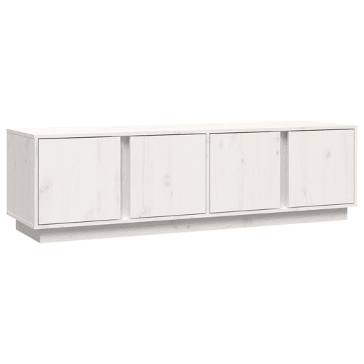 Móvel de TV - Modulo de TV - Armário de TV 140x40x40 cm madeira de pinho maciça branco