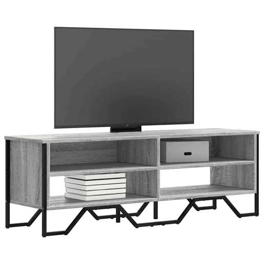 Móvel de TV - Modulo de TV - Armário de TV 122x34x41 cm derivados de madeira cinzento sonoma