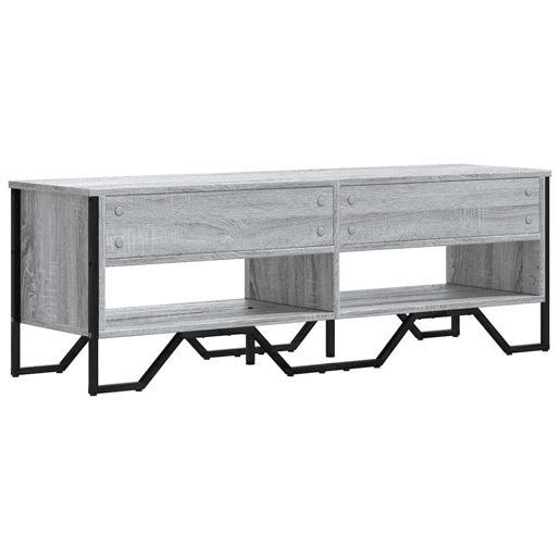 Móvel de TV - Modulo de TV - Armário de TV 122x34x41 cm derivados de madeira cinzento sonoma