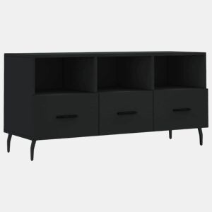 Móvel de TV - Modulo de TV - Armário de TV 102x36x50 cm derivados de madeira preto