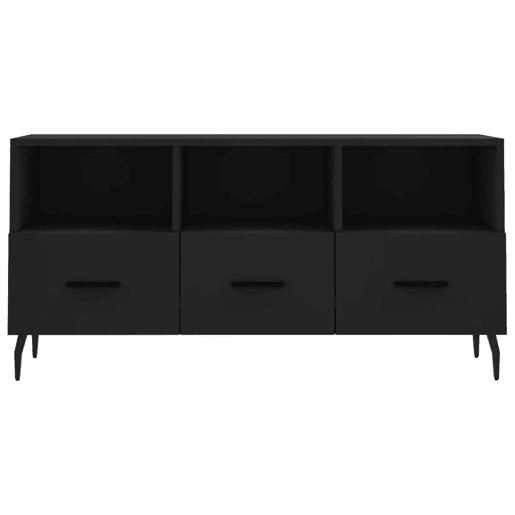 Móvel de TV - Modulo de TV - Armário de TV 102x36x50 cm derivados de madeira preto