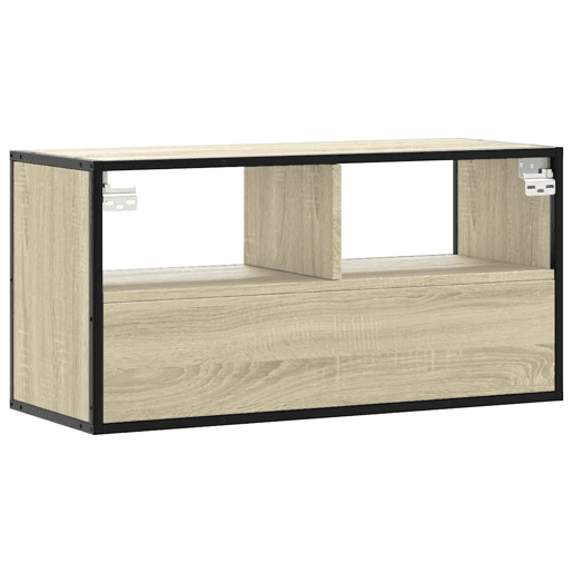 Móvel p TV, Armário de TV 80x31x39,5 cm deriv. madeirametal carvalho sonoma