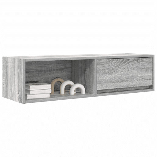 Móvel de TV - Modulo de TV - Armário de TV 100x31x25,5 cm derivados de madeira cinzento sonoma
