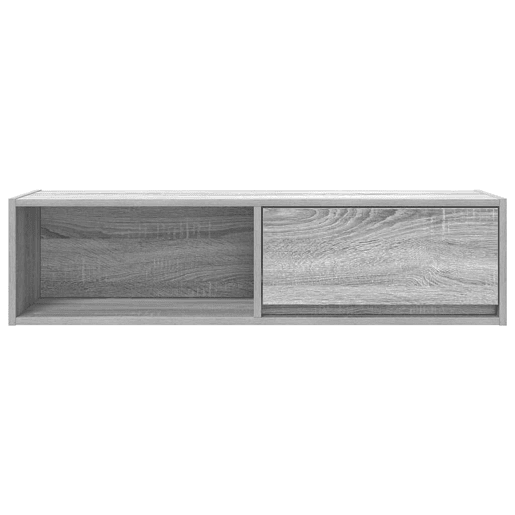 Móvel de TV - Modulo de TV - Armário de TV 100x31x25,5 cm derivados de madeira cinzento sonoma
