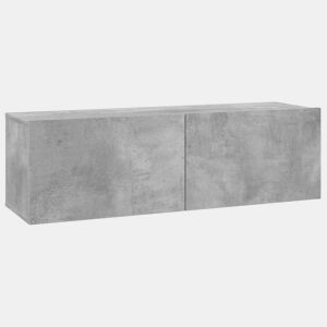 Móvel de TV - Modulo de TV - Armário de TV 100x30x30 cm derivados de madeira cinzento cimento